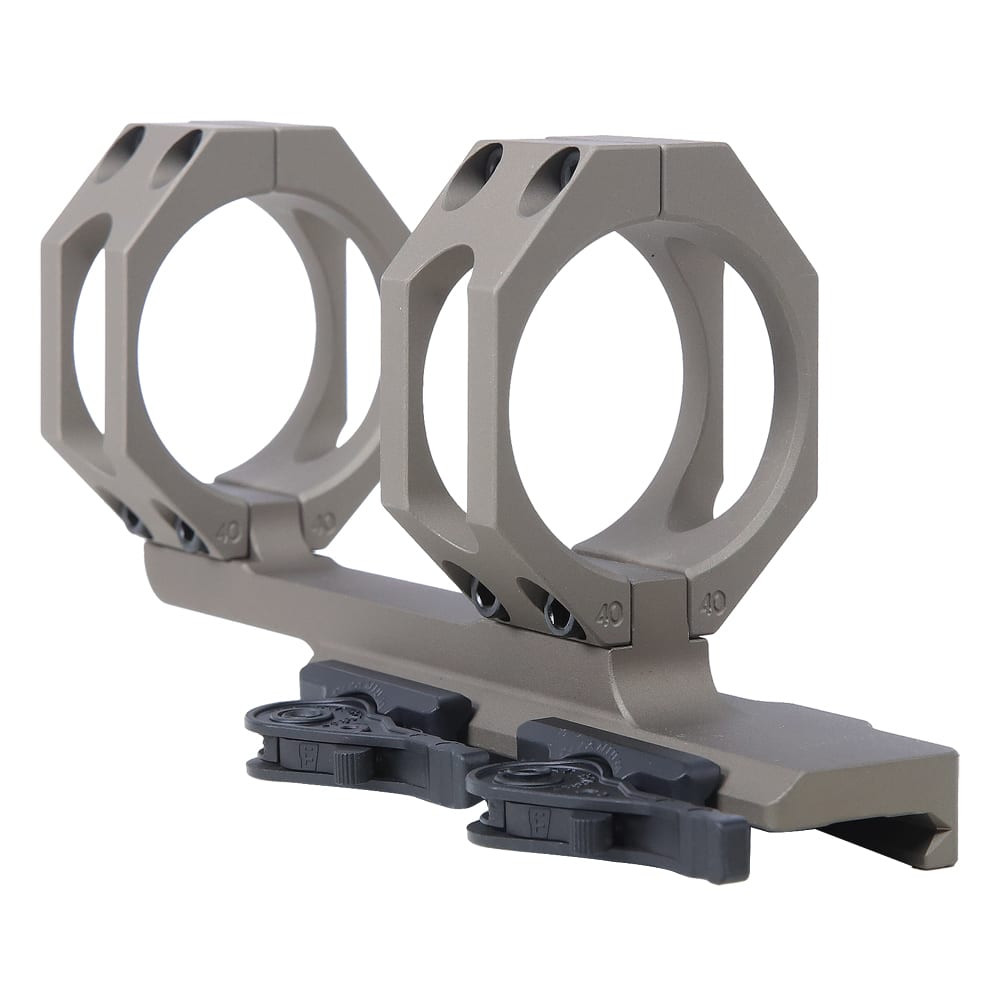ADM AD-RECON 40mm FDE Cantilever Scope Mount 2\" Offset