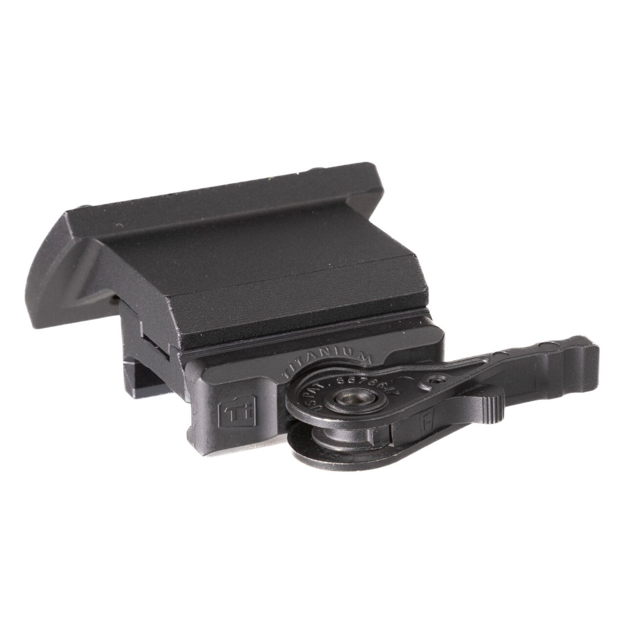 ADM AD-TR 45-Degree-Offset Lightweight Red Dot Mount w/QD Titanium Lever AD-TR-OFFSET-45-TL