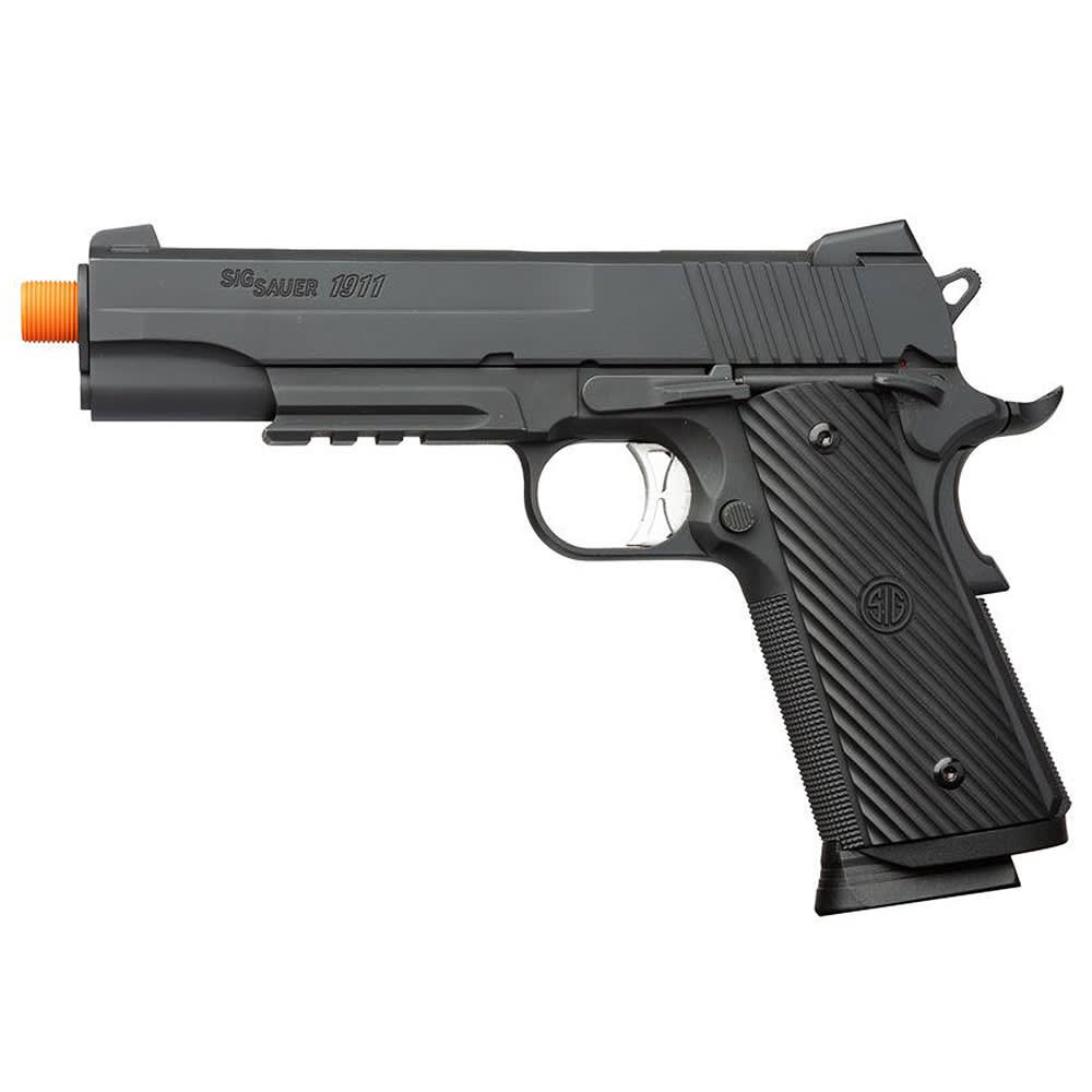 Sig Sauer Airsoft Proforce 1911 Tacops 6mm CO2 Black AIR-PF-1911TAC