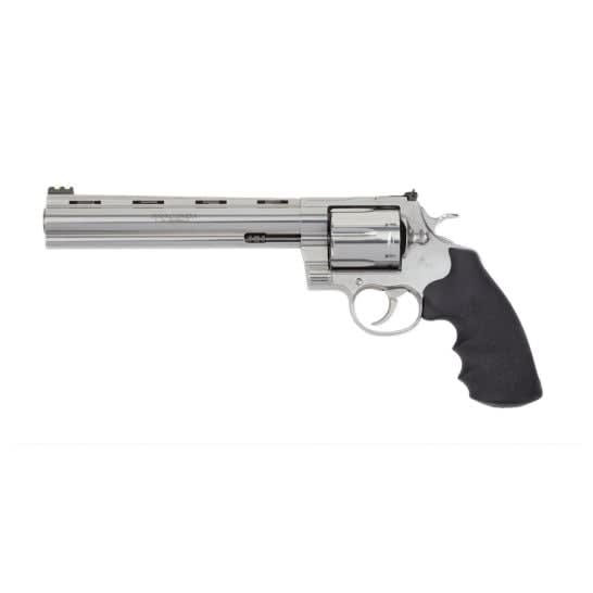 Colt Anaconda Target .44 Magnum 8\" Bbl Fiber Optic Sight Rubber Grip SS Revolver ANACONDA-SP8RFT
