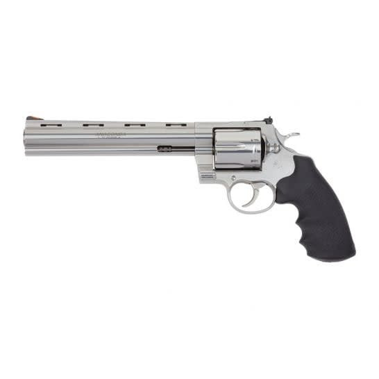 Colt Anaconda .44 Magnum 8\" Bbl Target Sight Rubber Grip SS Revolver ANACONDA-SP8RTS