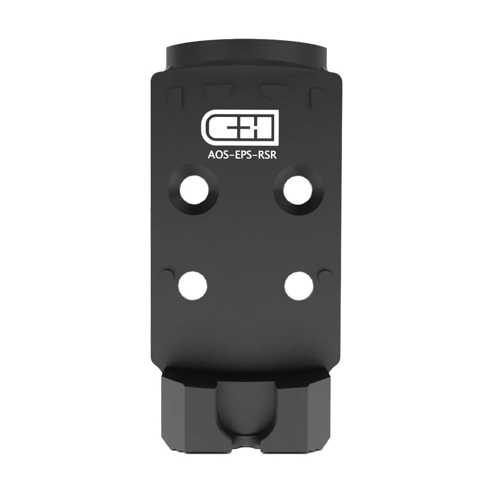 C&H Precision Agency Optic System Cut Plate For Holosun EPS/EPS Carry w/ Integrated Rear Sight AOS-EPS-RSR