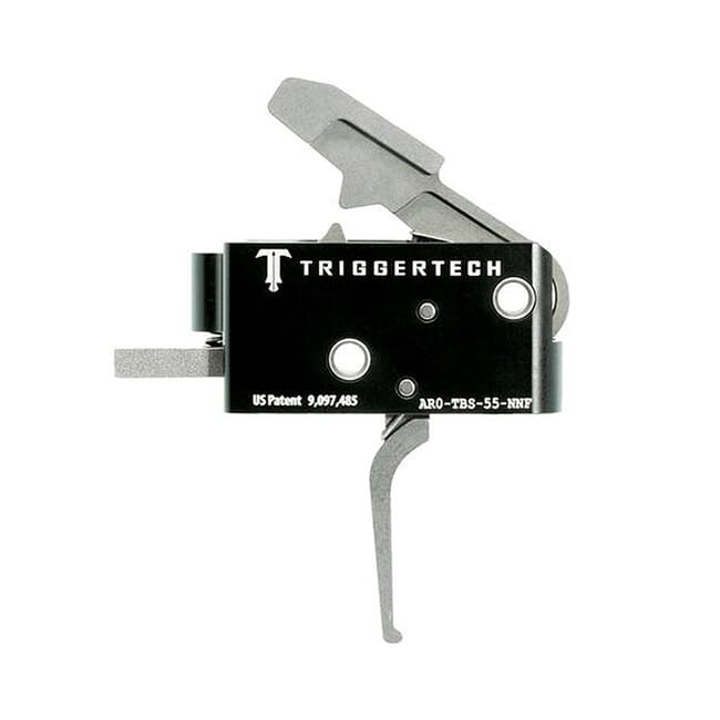 TriggerTech AR15 Combat Flat SS/Blk Two Stage Trigger AR0-TBS-55-NNF
