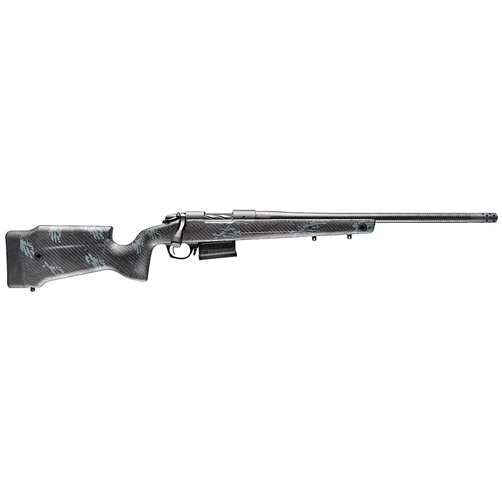 Bergara B-14 Squared Crest Carbon 7mm PRC 22" 1:8" #5 CF Bbl Rifle w/Omni MB, Fluted Bolt & (1) 5rd Mag B14LM7513CF