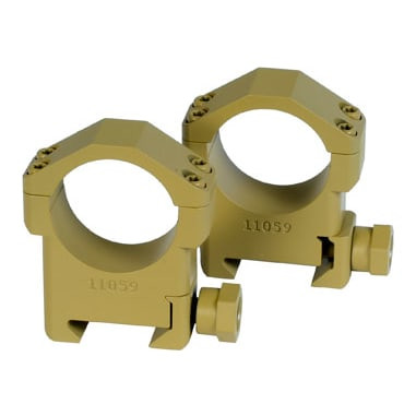 Badger Ordnance 306-17 30mm High 1.125\" Alloy Ring Set RAL8000
