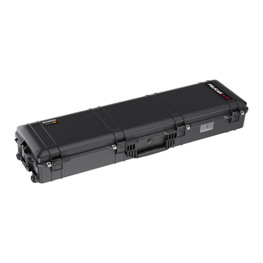Pelican 1755 Air Long Case 55\"x14\"x8\" Water/Crush Proof with Pick N Pluck Foam, Wheels, Stainless Steel Padlock Protectors 017550-0000-110