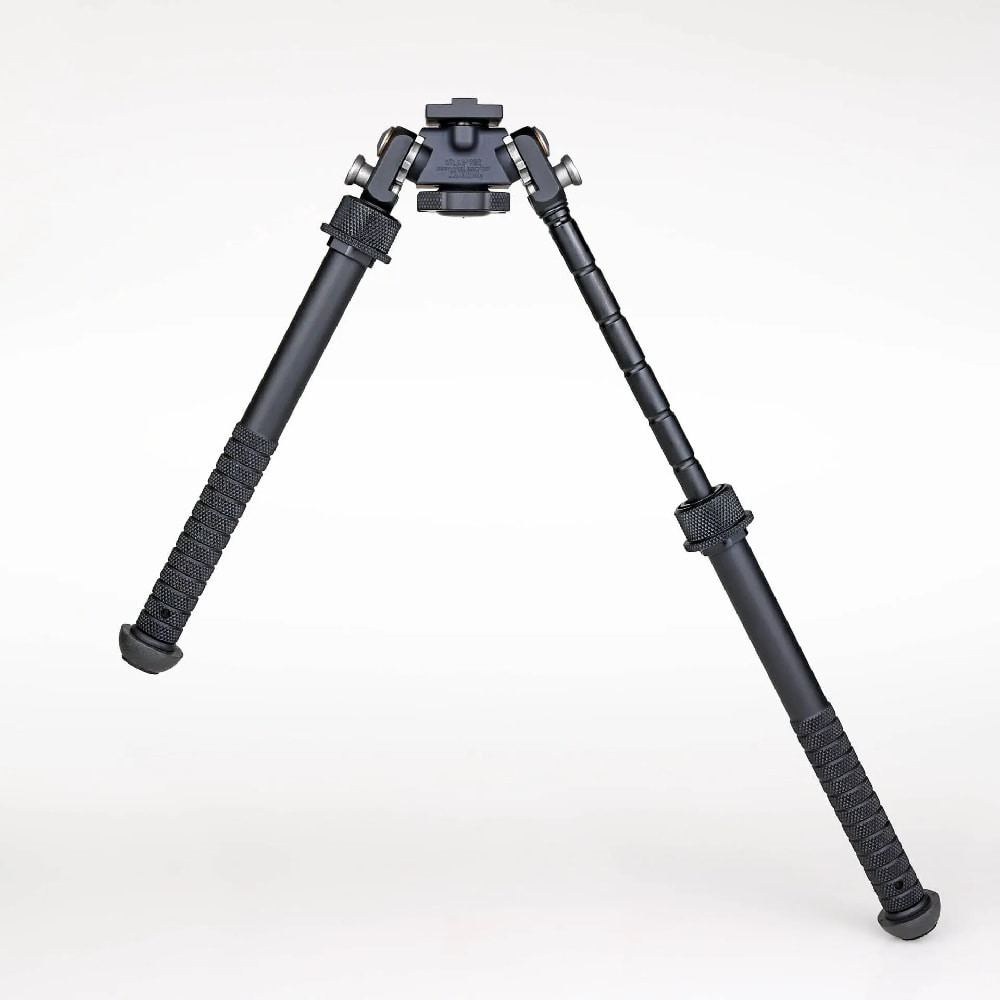 B&T Industries Atlas BT47-NC PSR Bipod Tall PLUS Area 419 ARCALOCK QD Clamp (Installed) BT47-NC-QD-ARCA-Clamp