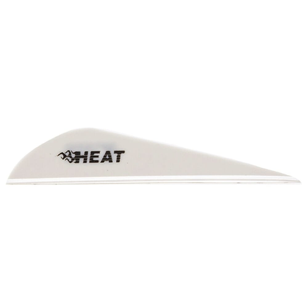 Bohning Heat Vane 2.5\" White 1000pk 101038WH25