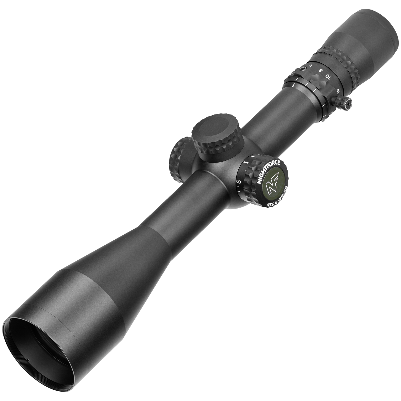 Nightforce NX6 6-36x56mm F2 Capped W/E .250 MOA Digillum FVR-1 Second Focal Plane Reticle Riflescope C749