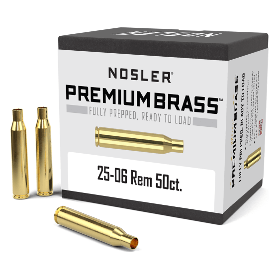 Nosler Premium Brass Box - 25-06 Rem (50ct) 10132