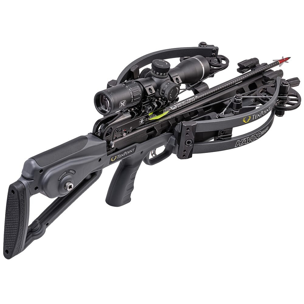 TenPoint Havoc RS440 Crossbow w/ACUslide, EVO-X Elite Scope, Graph Gry CB21008-1299