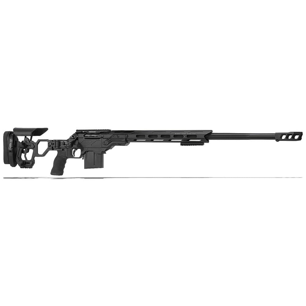 Cadex Defense CDX-R7 LCP (Lite Comp) LA .338 Lapua Mag 27\" 1:9.5\" Bbl Skele-Stock Black Rifle w/MX1 MB CDXR7-LCP-338-27-BS30-D2D3N-BLK