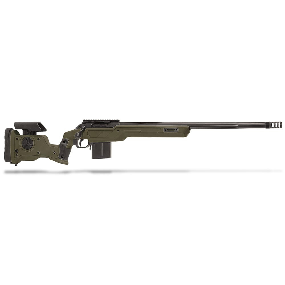 Cadex Defense CDX-R7 SHP LA .338 Lapua Mag 27\" 1:9.5\" Bbl Integrated Stock Hybrid ODG/Blk Rifle w/MX2 ST MB CDXR7-SHPD-338-27-CI30-D1D3N-HOD