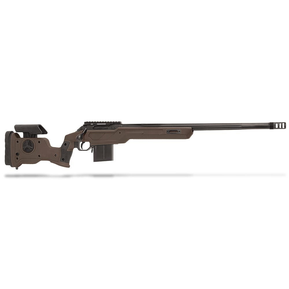 Cadex Defense CDX-R7 SHP LA .338 Lapua Mag 27\" 1:9.5\" Bbl Integrated Stock Hybrid SSV/Blk Rifle w/MX2 ST MB CDXR7-SHPD-338-27-CI30-D1D3N-HSB