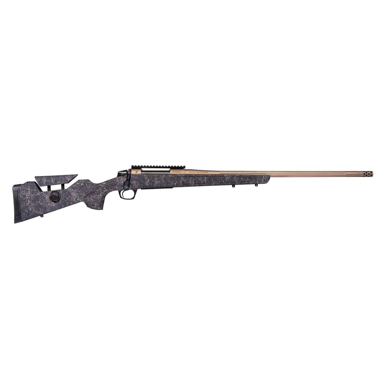 CASCADE™ LONG RANGE HUNTER - Smoked Bronze | Graphite Black w/ Smoked Bronze Web - 20 MOA Pic Rail - 7 PRC - 24\" bbl - 5/8x24 CR3969F