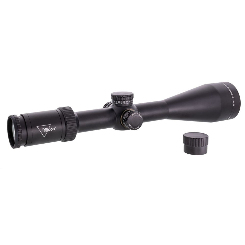 Trijicon Credo HX 2.5-15x56mm SFP Red/Grn PowerDot BDC Hunter Holds 30mm Tube Riflescope w/Exposed Elevation Tool & Return to Zero CRHX1556-C-2900052