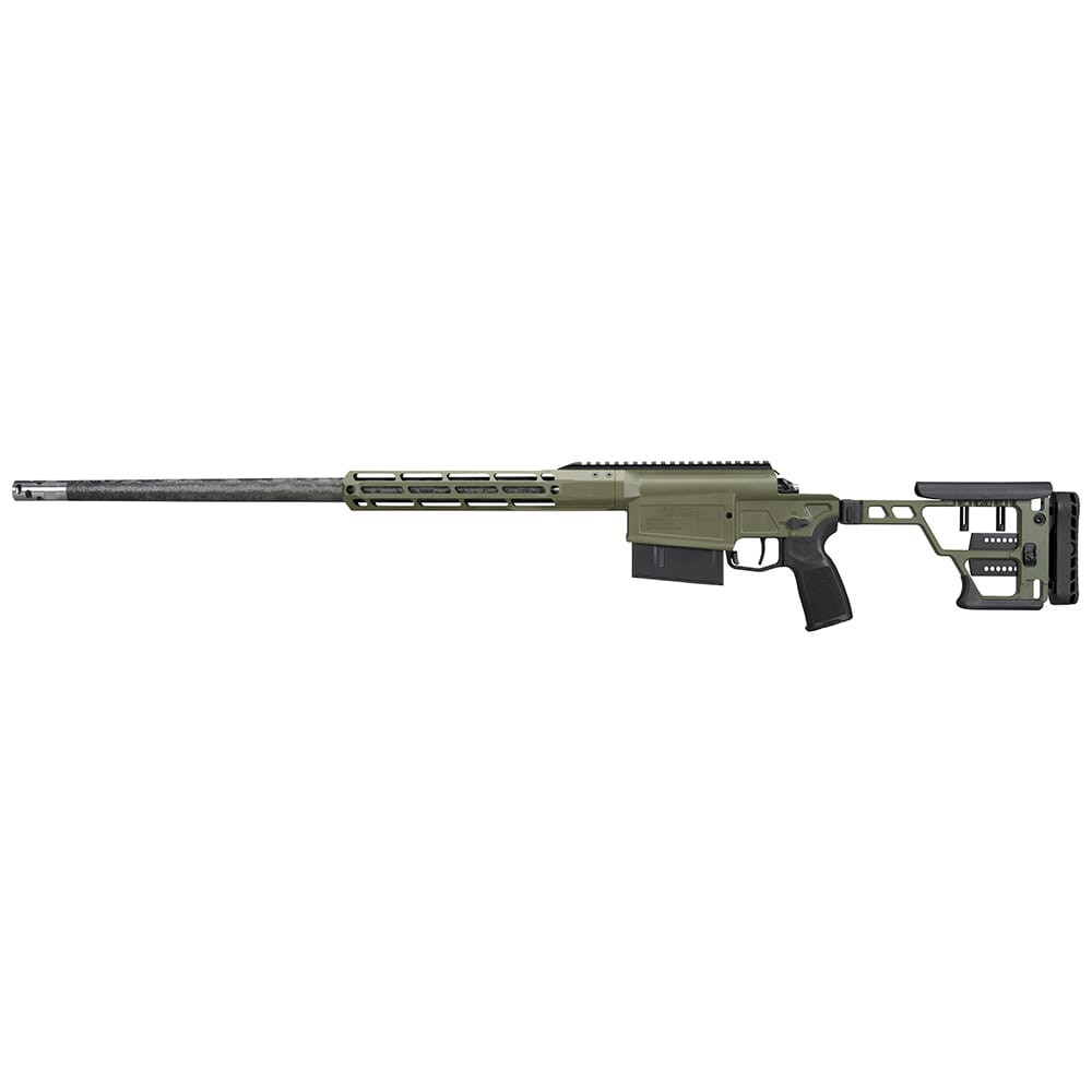 Sig Sauer CROSS Magnum Sawtooth 7mm PRC 24" PR CF Bbl Moss Green Rifle w/(1) 6rd Mag, ARCA/M-LOK Handguard, & Muzzle Brake CROSS-MAG-7PRC-24B-SAW