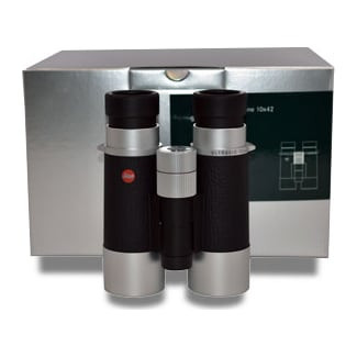 Leica Ultravid 10x42 Silverline Binocular, Comes with case, lens covers and strap. Demo unit (LNIB) - DA309