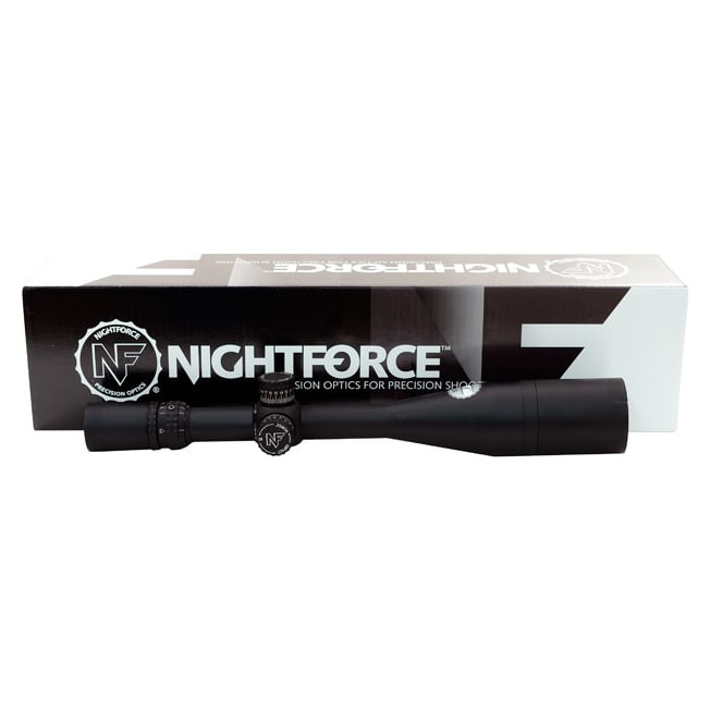 Nightforce NXS 5.5-22x56 HVM.5 Non zero stop - Demo in good condition. Has light ring marks and usage marks on the turrets and turret housing. Comes with sun shade and lens covers -DB422
