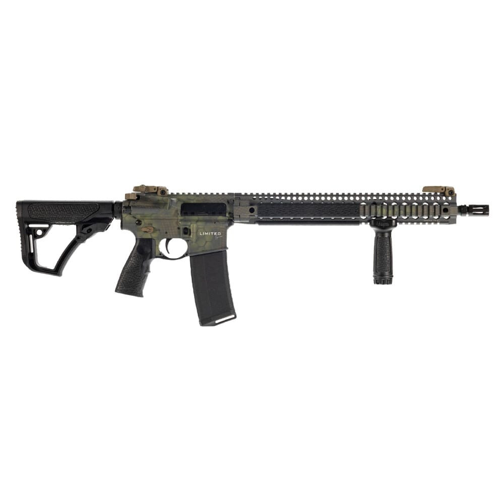 Daniel Defense 5.56mm NATO 16\" Bbl 1:7 1/2x28 TPI Crocodile Rattlecan Rifle DLRLIMSER-002