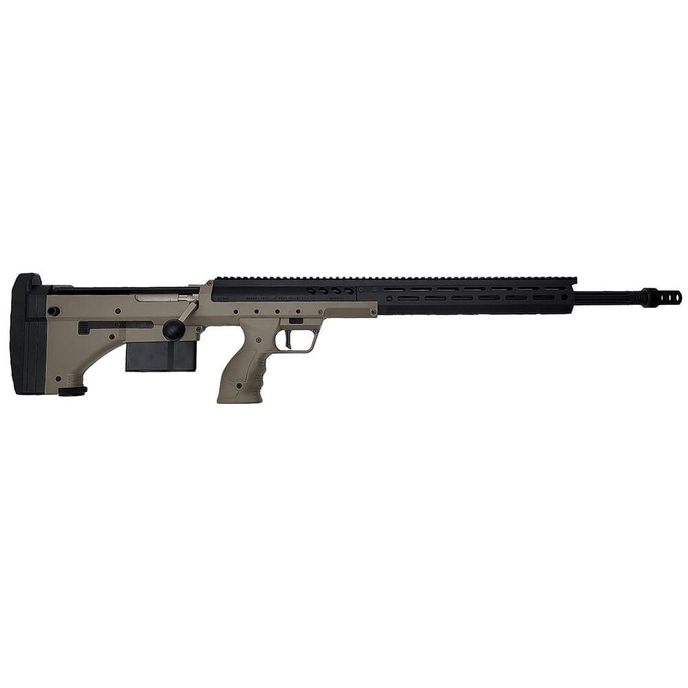Desert Tech SRSM2 Standard .338 Lapua Mag 26\" 1:9\" 3/4x24\" Bbl 5rd Black/FDE Bolt-Action Rifle SRS-RF-M-G26R-BF
