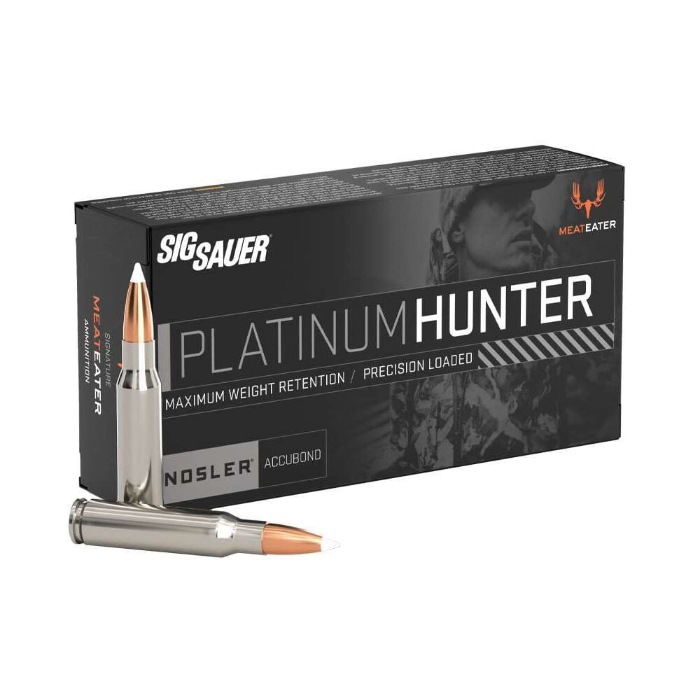 Sig Sauer Ammo Platinum Hunter 7mm Rem Mag 160gr AccuBond 20/Box E7RMPH160-20