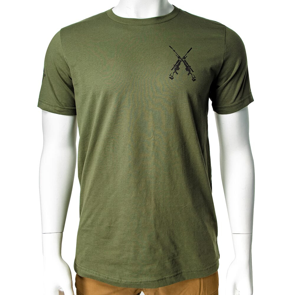 EuroOptic Brand Squad Military Green SS Tee EO-TEE-3001C-MG-SQD
