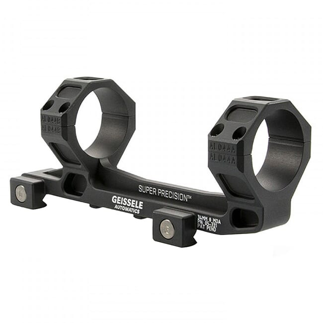 Geissele Super Precision Scope Mount 34MM Black (CQBSS), for SR-25 05-331B