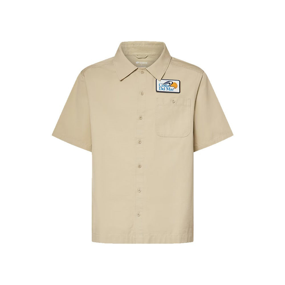 Costa Del Mar Lifestyle New Silhouette Del Mar Woven Shirt Mens Eucalyptus FQA401348-7CR