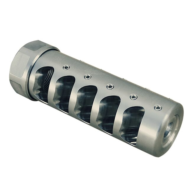 APA Gen 3 Fat Bastard Muzzle Brake 5/8x24 6.5mm Cal Stainless Steel