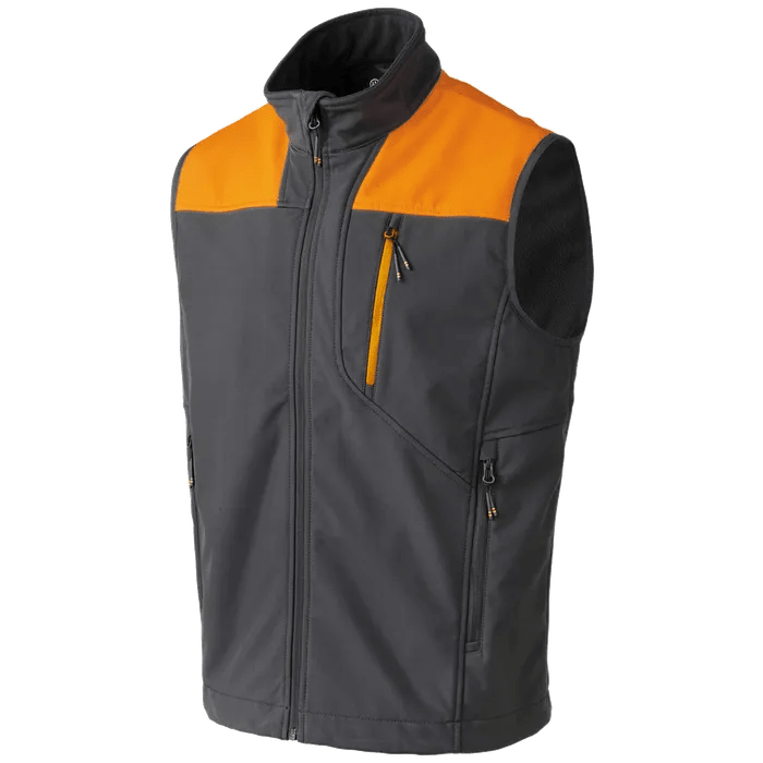 Beretta Daybreak Softshell Vest Charcoal/Blaze Orange GU405T2447096A