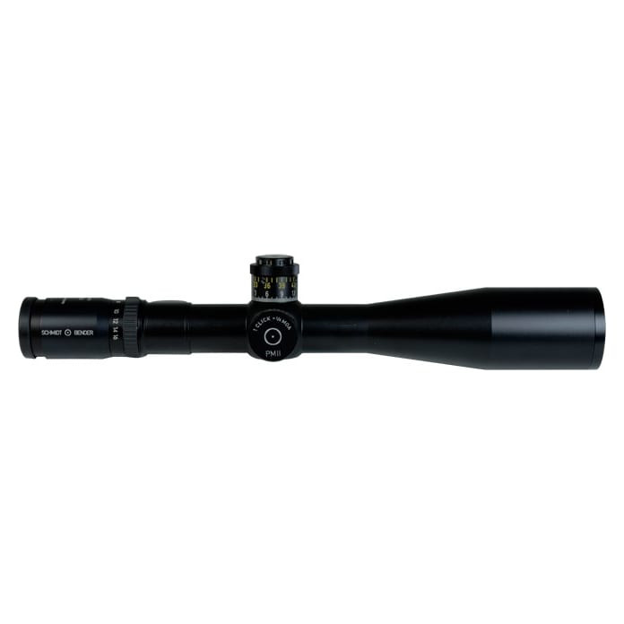 Schmidt  Bender PMII 4-16x50 L/P DT P4F, FFP 1/4 MOA CW. This is a consignment scope in very good condition with very light ring marks. Comes with lens cover-Hancock2