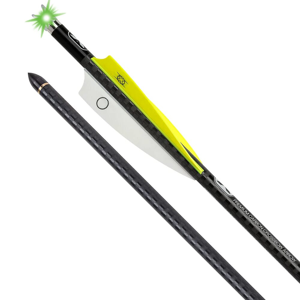 TenPoint EVO-X CenterPunch Alpha-Blaze Carbon 20\" .001\" Arrows 3pk Green HEA-749.3