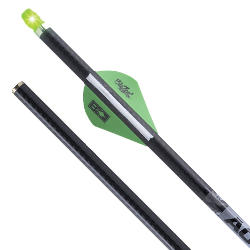 TenPoint ACU-X 20\" .001\" Green Lighted Carbon Arrows 3pk HEA-799.3