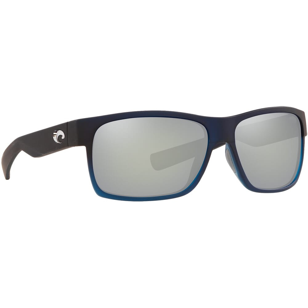 Costa Half Moon Bahama Blue Fade Frame Sunglasses w/ Gray Silver Mirror 580G Lenses HFM-193-OSGGLP
