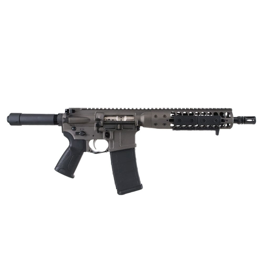 LWRC ICDI Direct Impingement 5.56mm NATO 10.5\" 1:7\" 1/2x28 Bbl Tungsten Grey Pistol ICDIP5TG10