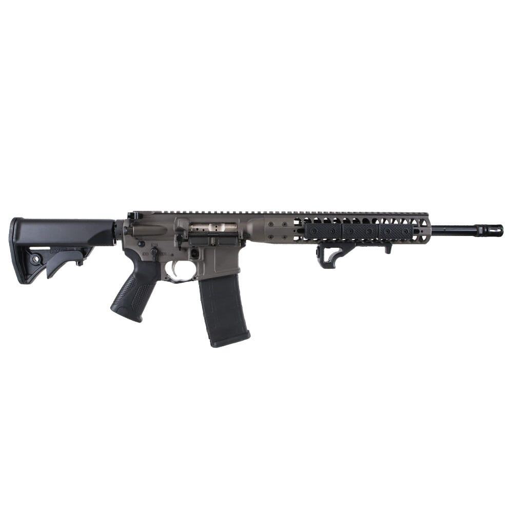 LWRC ICDI Direct Impingement .300 Blackout 16.1\" 1:7\" 5/8x24 Bbl Tungsten Grey Rifle ICDIR3TG16