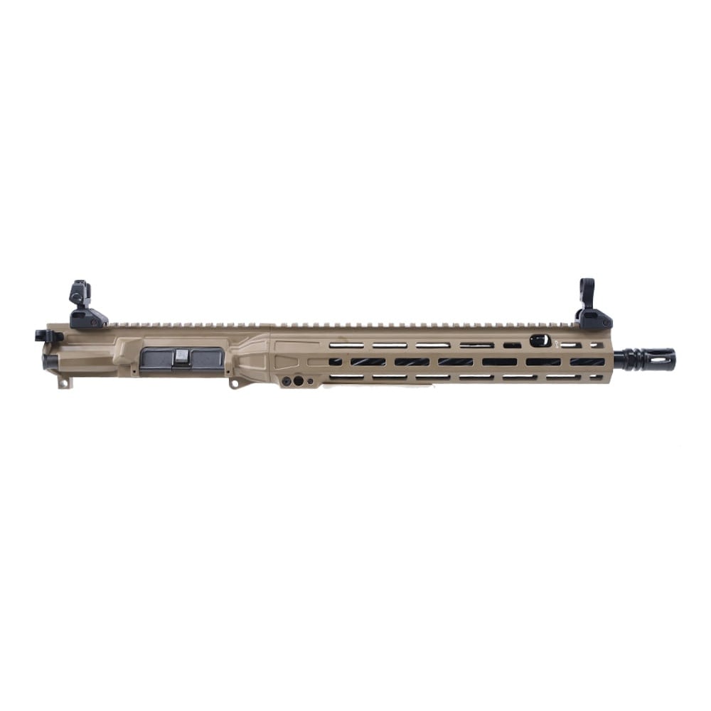 LWRC ICMKII 5.56mm 14\" 1/7\" 1/2x28 FDE Upper ICMKIIU5CK14P