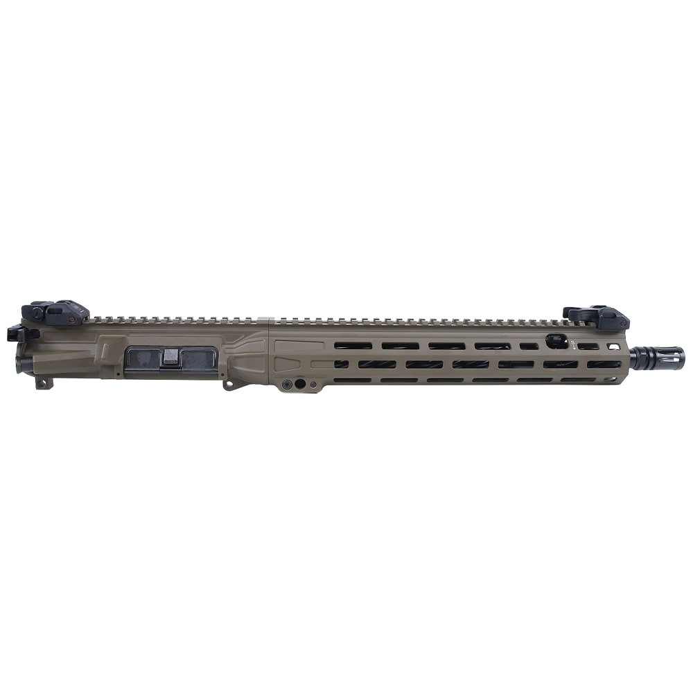 LWRC ICMKII 5.56mm 14\" 1/7\" 1/2x28 Patriot Brown Upper ICMKIIU5PBC14P
