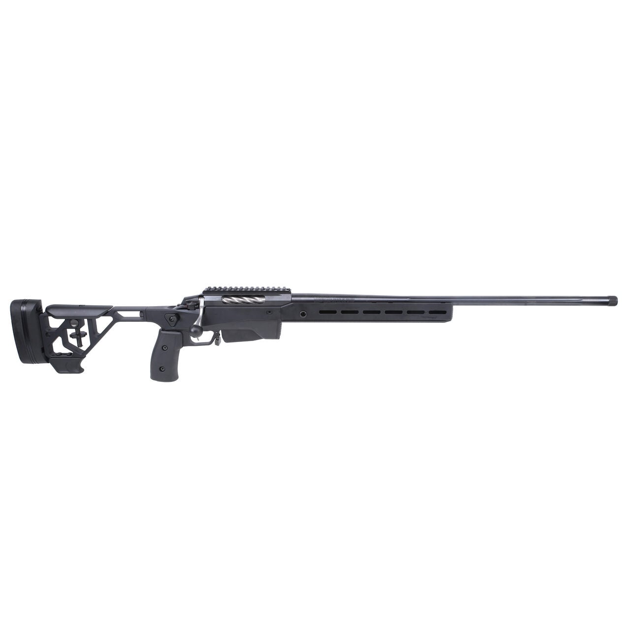 Tikka T3X Ace Game Blued Steel 223 REM NS 24.3 Fluted BBL 1:1/8 5/8x24 TPI RH 5RD Alum ADJ CHK / Anodized J03152