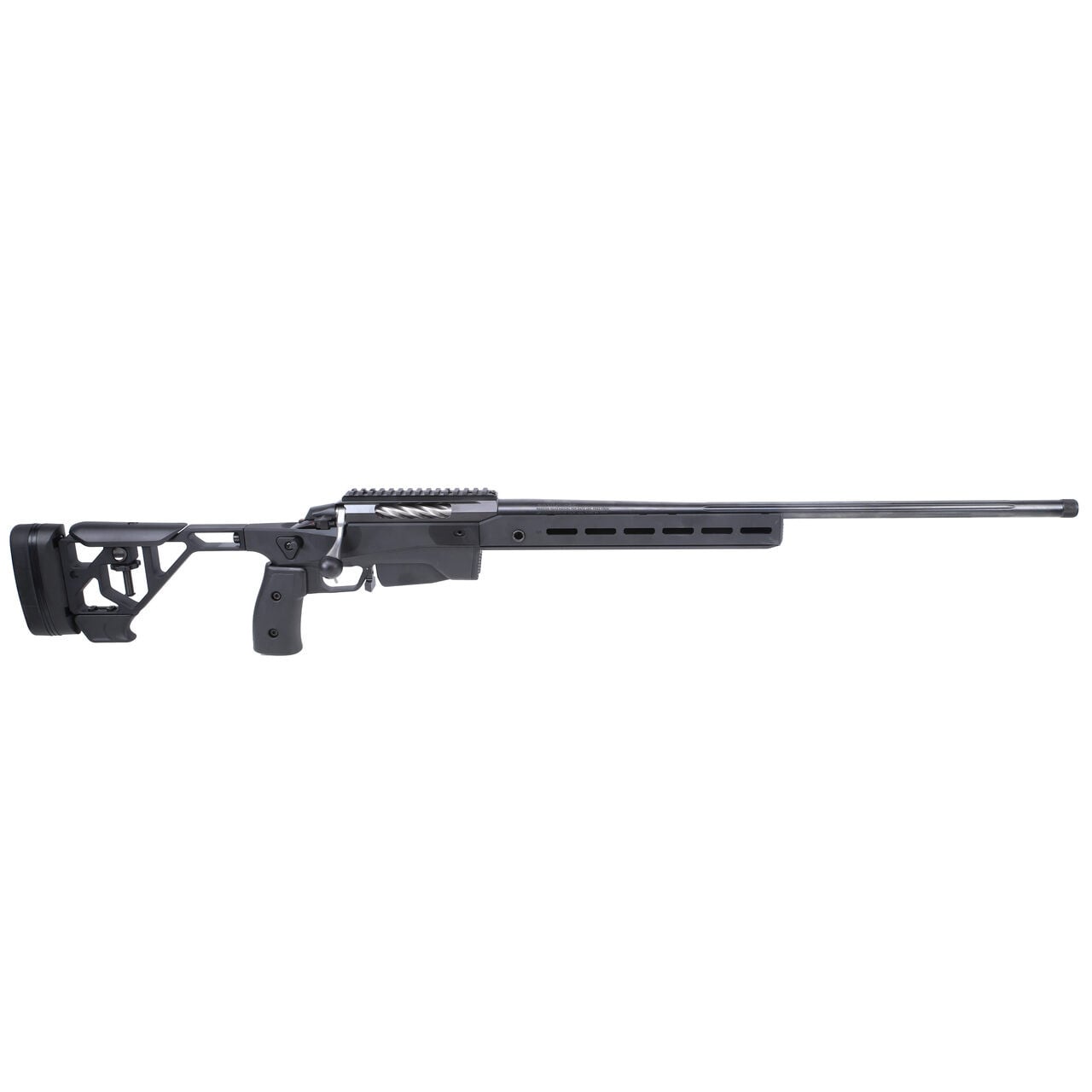 Tikka T3X Ace Game Blued Steel 308 WIN NS 24.3 Fluted BBL 1:1/10 5/8x24 TPI RH 5RD Alum ADJ CHK / Anodized J03284