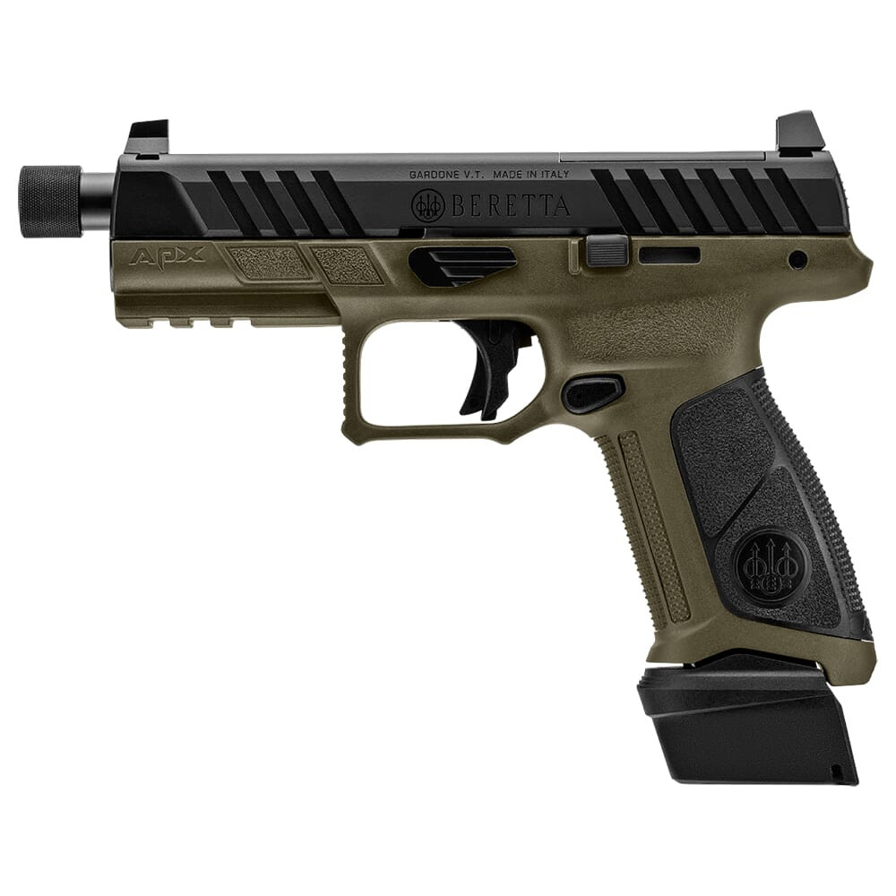 Beretta APX-A1 9mm 4.8\" Bbl Optics Ready Pistol w/(3) 21rd Mags JAXA1F921TAC