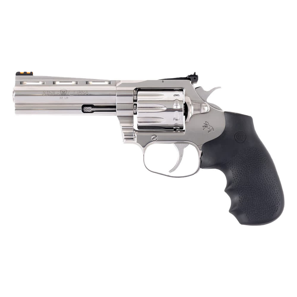 Colt King Cobra Target 22 .22 LR 4.25\" Bbl 10rd Cap SS Revolver KCOBRA22-SP4RFO
