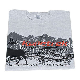 Kenetrek Logo T-Shirt Grey Short Sleeve KEQ-TGRY-SS-XL