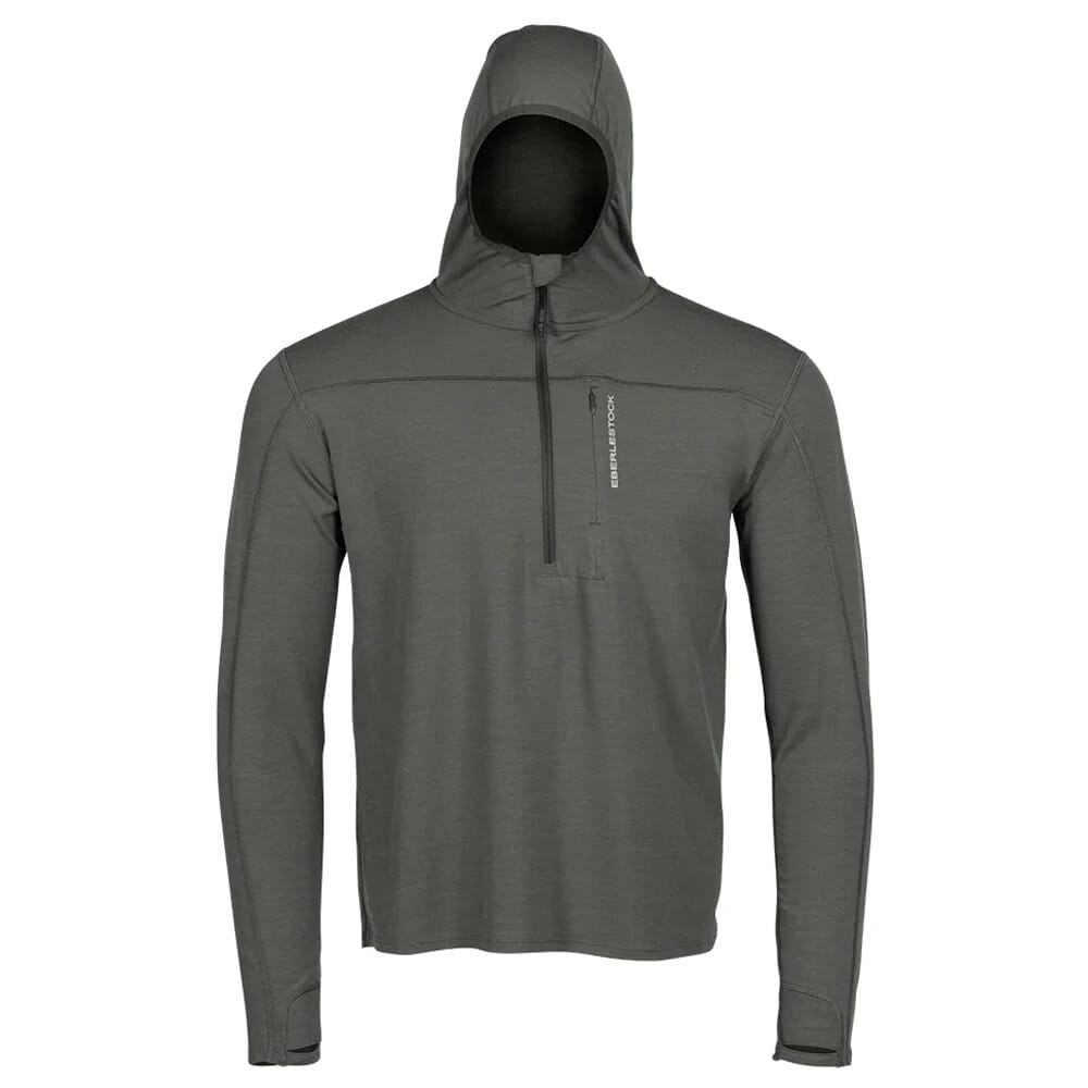 Eberlestock Lochsa Merino 1/2 Zip Hoody Gunmetal Medium L12TM