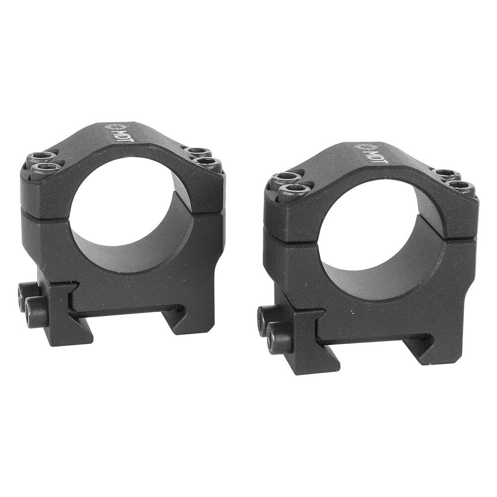 MDT Premier 25.44mm 0.820\" Low Blk Scope Rings 103342--BLK