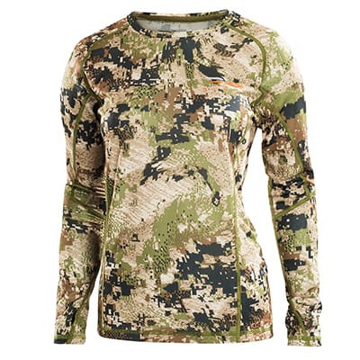 Sitka Women's Core Lt Wt Crew LS Optifade Subalpine Small 10053-SA-S
