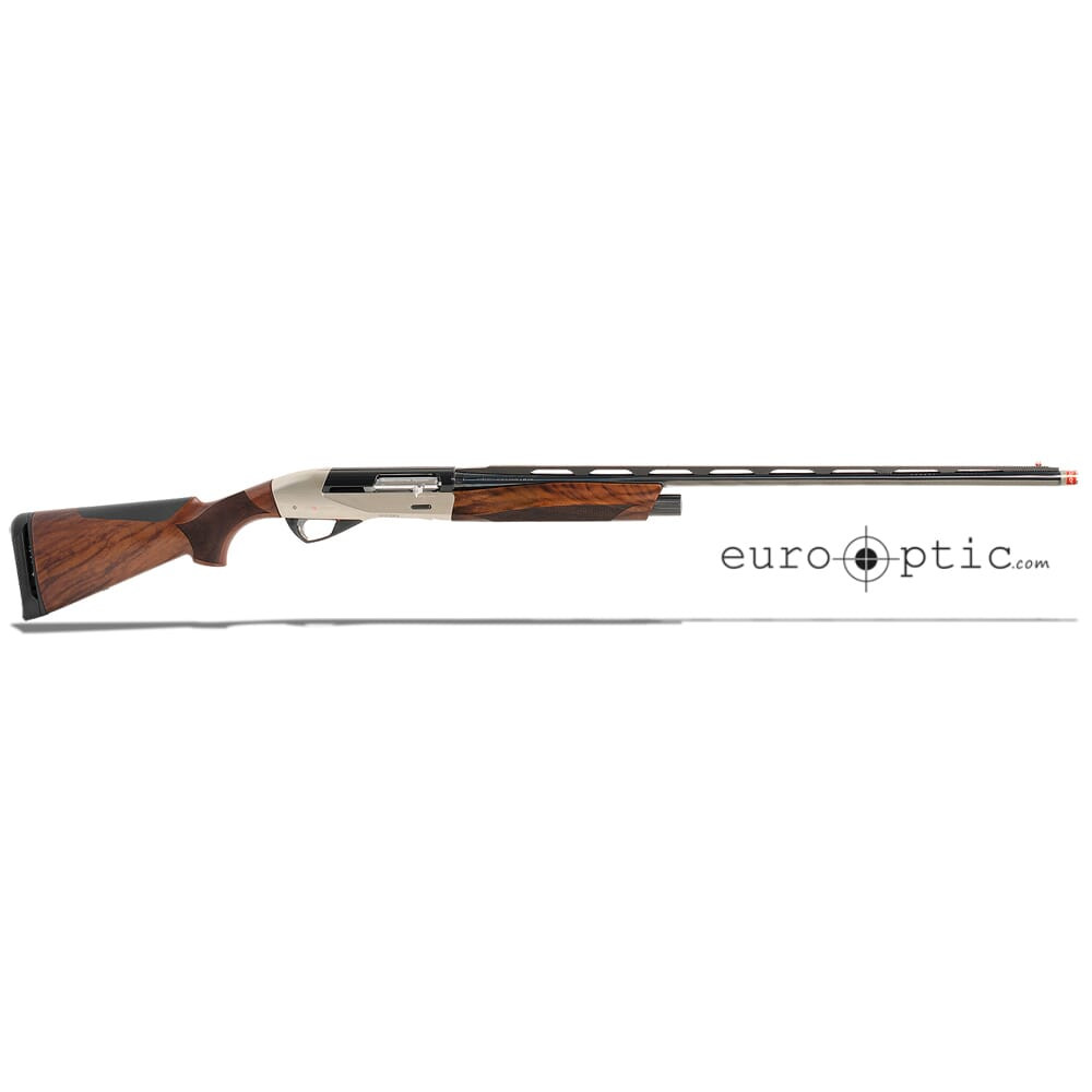 Benelli Ethos Sport 28ga 3\" 28\" AA-Grade Satin Walnut Brushed Nickel-Plated Receiver 2+1 Semi-Auto Shotgun 10485