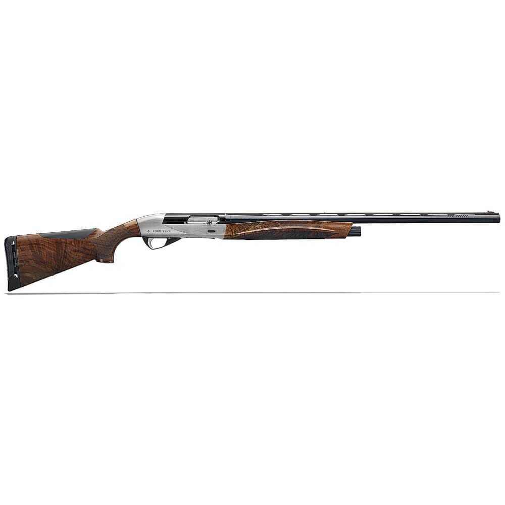 Benelli Ethos Sport 12-ga 3\" 28\" AA-Grade Satin Walnut Brushed  Nickel Receiver 4+1 Semi-Auto Shotgun 10490
