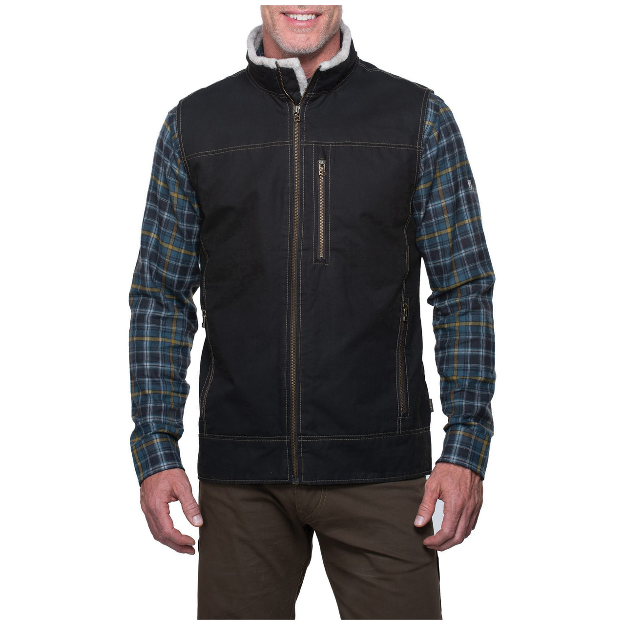 Kuhl Burr Lined Vest Espresso Men's 1057-ES-M